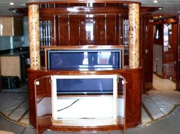 Sistemazione per televisore per yacht - POP-UP - Aritex - elevatore verticale