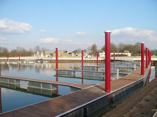 Pontile galleggiante - Hansen - di ormeggio / per marina / in alluminio