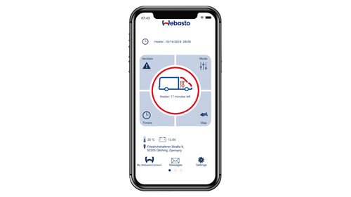 Applicazione di monitoraggio - ThermoConnect - Webasto - di controllo / marina