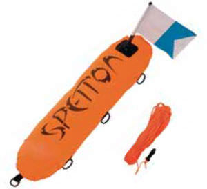 Boa di segnalazione per immersione - TORPEDO NYLON - SPETTON - in PVC