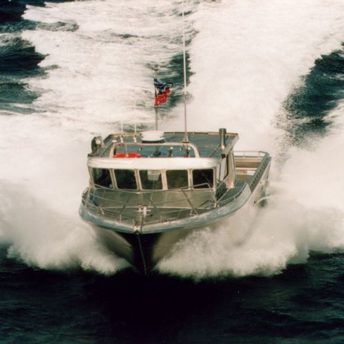 Barca professionale barca utilitaria - Commercial 1300 - AMF Boat Company - entrobordo a idrogetto / in alluminio