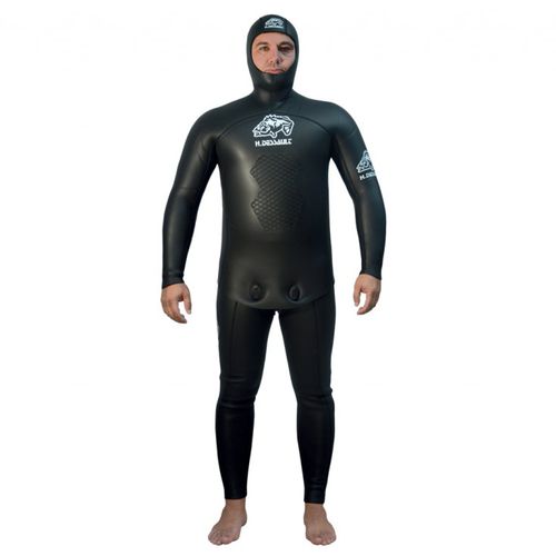 Muta neoprene per pesca subacquea - ABYSS 15 - H. Dessault - due pezzi / con cappuccio / 7.5 mm