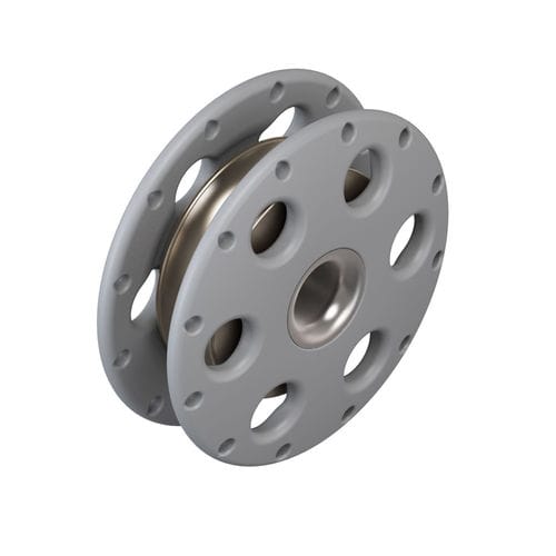 Bozzello singolo - KB8 - KARVER SYSTEMS - ad alta resistenza / con attacco tessile / con cuscinetto a rulli