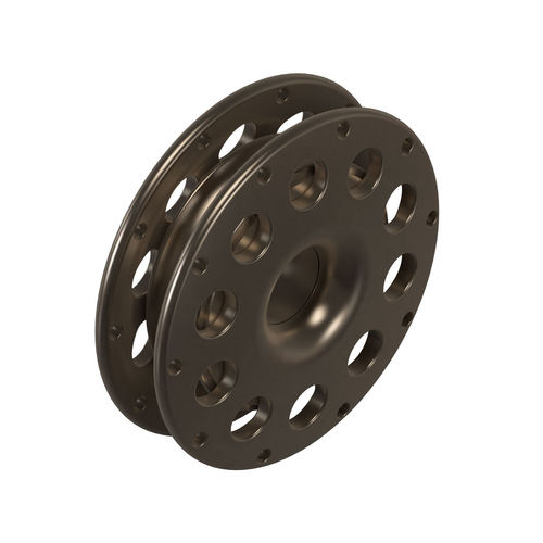 Bozzello singolo - KB10 - KARVER SYSTEMS - ad alta resistenza / con attacco tessile / con cuscinetto a rulli