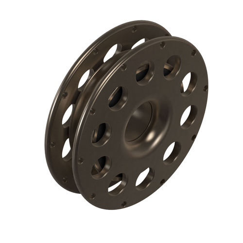 Bozzello singolo - KB12 - KARVER SYSTEMS - ad alta resistenza / con attacco tessile / con cuscinetto a rulli