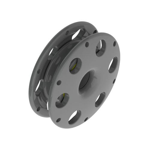 Bozzello singolo - KB8C - KARVER SYSTEMS - ad alta resistenza / con attacco tessile / con cuscinetto a rulli