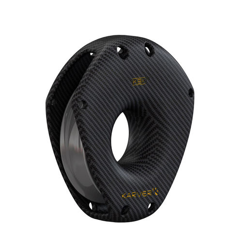 Bozzello singolo - KBRC80  - KARVER SYSTEMS - ad alta resistenza / con attacco tessile / con cuscinetto a rulli