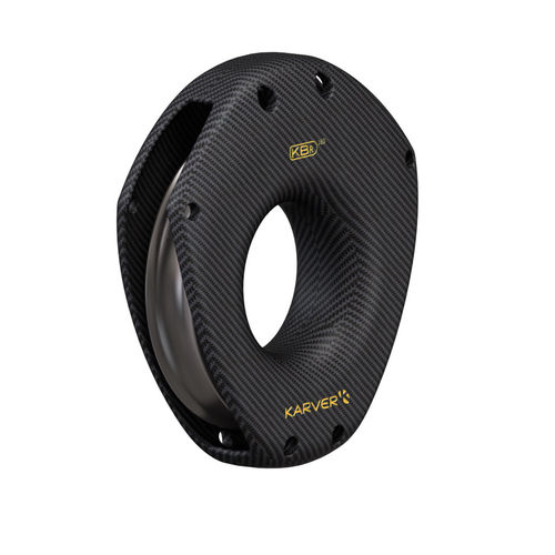 Bozzello singolo - KBRC160 - KARVER SYSTEMS - ad alta resistenza / con attacco tessile / con cuscinetto a rulli
