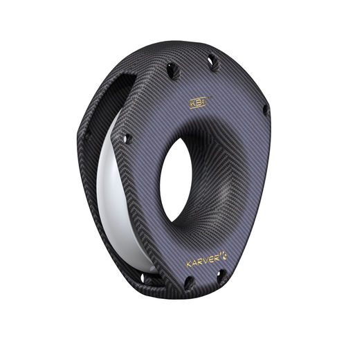 Bozzello singolo - KBRC250 - KARVER SYSTEMS - ad alta resistenza / con attacco tessile / con cuscinetto a rulli
