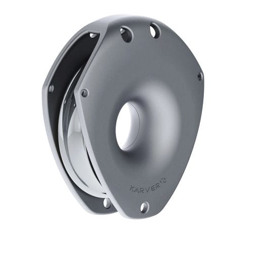 Bozzello singolo - KBRA80  - KARVER SYSTEMS - ad alta resistenza / con attacco tessile / con cuscinetto a rulli