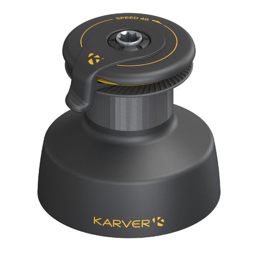 Winch 4 velocità - KSW46 - KARVER SYSTEMS - in alluminio anodizzato / per barca a vela da regata