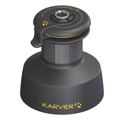Winch 4 velocità - KPW110 - KARVER SYSTEMS - in alluminio anodizzato