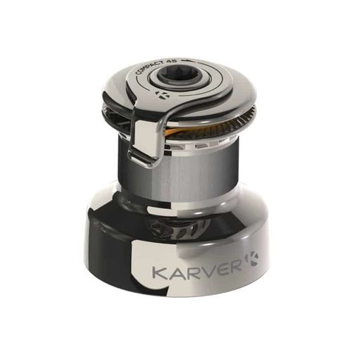 Winch 2 velocità - KCW45 - KARVER SYSTEMS - in acciaio inossidabile / per barca a vela da regata / per sailing yacht