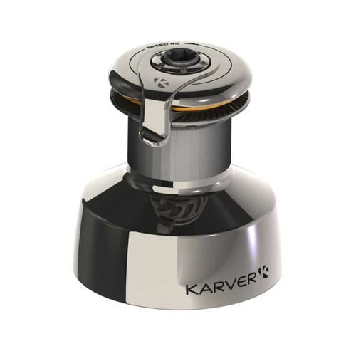 Winch 4 velocità - KSW40 - KARVER SYSTEMS - in acciaio inossidabile / per barca a vela da regata / per sailing yacht