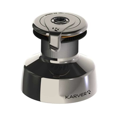 Winch 4 velocità - KSW46 - KARVER SYSTEMS - in acciaio inossidabile / per barca a vela da regata / per sailing yacht