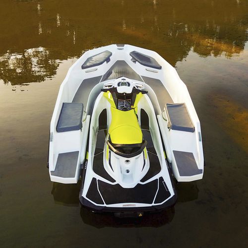 Runabout a propulsione tramite jet-ski - WAVE BOAT 444 - SEALVER - max. 5 persone / tender per super-yacht