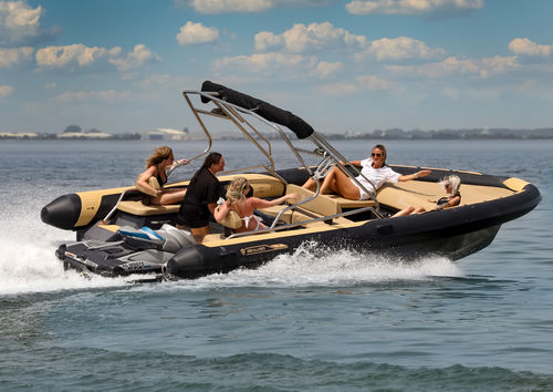 Gommone a propulsione tramite jet-ski - Z7 HEVO LINE  - SEALVER - semirigido / sportivo / multiuso