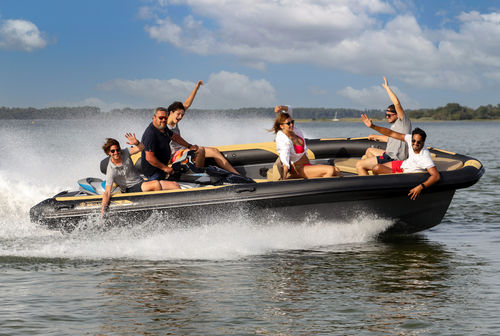 Gommone a propulsione tramite jet-ski - Z6 HEVO LINE - SEALVER - semirigido / open / sportivo