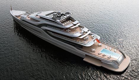 Mega-yacht da crociera - BLADE100 - Dunya Yachts - raised pilothouse / con piscina / con eliporto