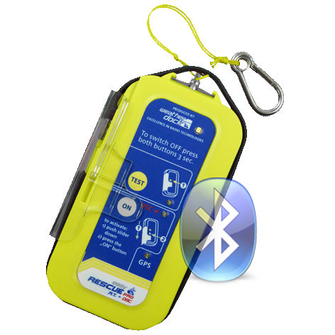 Trasmettitore per nave - A040 easyRESCUE-PRO (BT) - Weatherdock AG - di allarmi uomo in mare