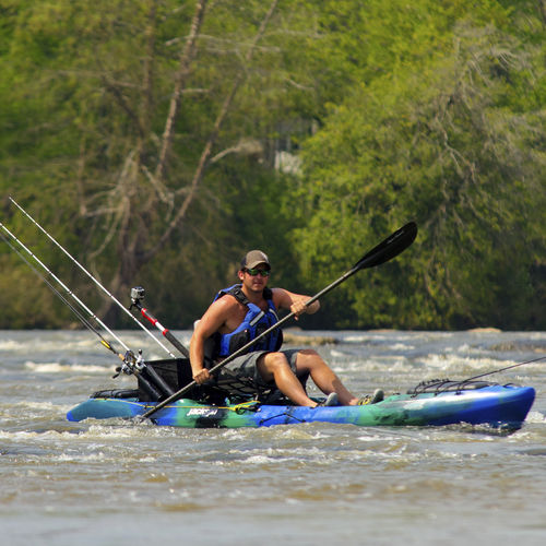 Kayak sit-on-top - Coosa X - Jackson Kayak - da pesca / per adulto / monoposto