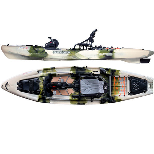 Kayak sit-on-top - Big Rig FD - Jackson Kayak - da pesca / per adulto / monoposto