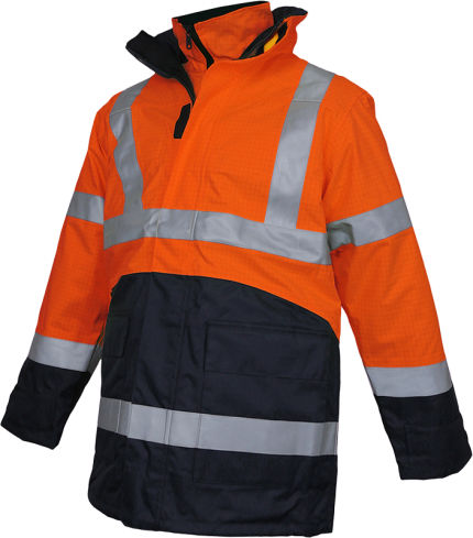 Giacca da navigazione - PARKA DRAKKAR GOLD HV - ALLMER - traspirante / impermeabile / con capuccio