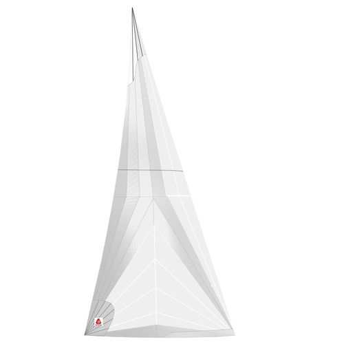 Genoa - GSE DELTA - DELTA Voiles - per barca a vela da crociera / cross-cut / in poliestere
