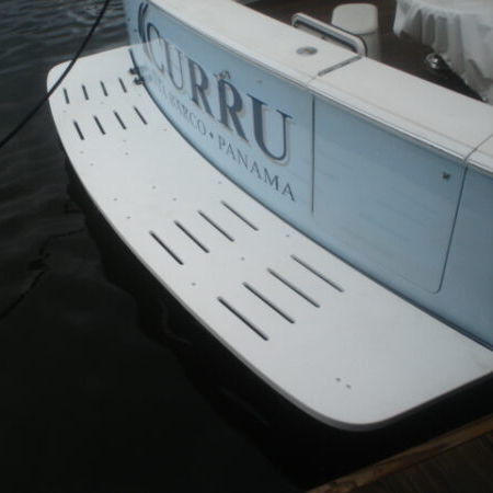 Piattaforma da bagno - 61′ Viking - Beachcomber Fiberglass Technology - fissa / per yacht / per barca