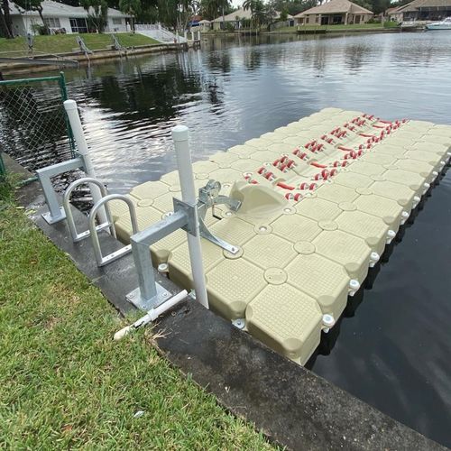 Pontile galleggiante - PMS DockMarine - modulare / per ormeggio a secco / per marina