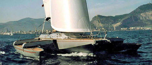 Sailing-yacht trimarano - TRIS 50 - Cantieri Magazzù - da crociera / con poppa aperta