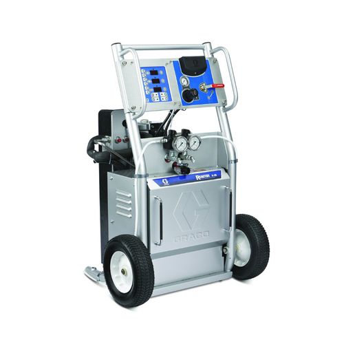 Linea di dosatori per polverizzazione di pittura - Reactor A-25 - Graco - bicomponente / per cantiere navale