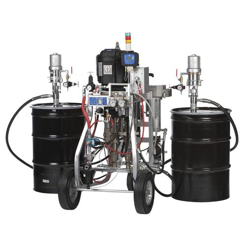 Macchina per polverizzazione di pittura bicomponente - XP50 Packages - Graco - per cantiere navale