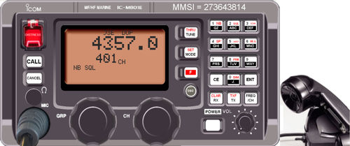Radio marina - IC-M801E - MI Simulators - per nave / MF / HF