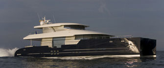Motor-yacht catamarano - BRADLEY   - H2X Yachts & Ships - da crociera / con cabina di pilotaggio / dislocante