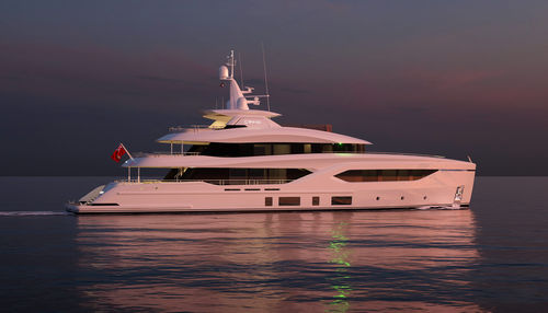 Super-yacht da crociera - C144S  - CONRAD S.A. - con cabina di pilotaggio / con 4 cabine