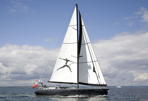 Sailing-yacht da crociera - CONRAD 80 – INTUITION - CONRAD S.A. - con deck saloon / in alluminio / con doppio timone a ruota