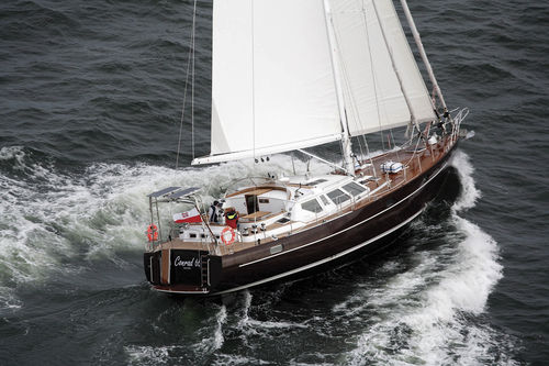 Sailing-yacht da crociera - CONRAD 66 - MEDEA - CONRAD S.A. - con deck saloon