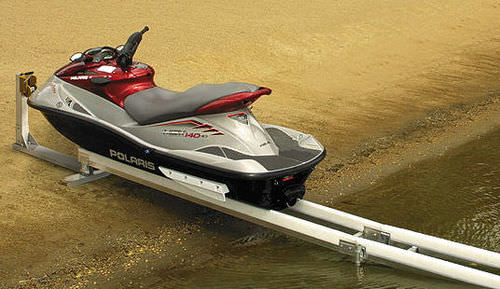 Ascensore per acquascooter - Slide-N-Go - Hewitt Boats Lifts and Docks - sistema di binari smontabile
