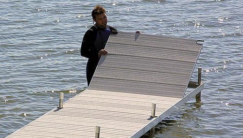 Pontile modulare - Vers-A-Dock - Hewitt Boats Lifts and Docks - di ormeggio / per marina / su pilastri