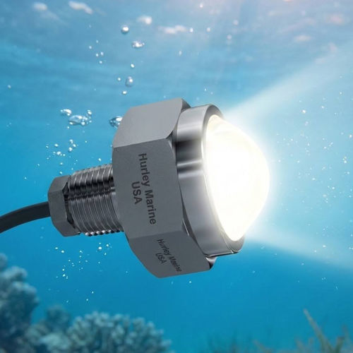 Illuminazione subacquea per barca - Hurley - HURLEY MARINE - LED / in acciaio inossidabile