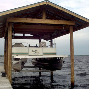 Ascensore per pontoon boat - Cradle Kit  - Lunmar Boat Lifts - galleggiante / con copertura