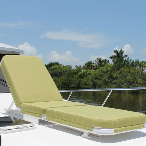 Sedia a sdraio per yacht - Sun Lounges - Mar Quipt - regolabile / pieghevole / in alluminio