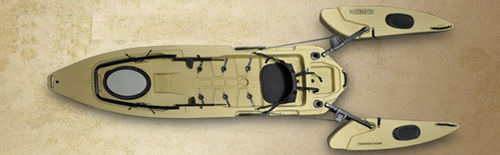 Kayak sit-on-top - PATHFINDER - Freedom Hawk Kayaks - da pesca / per adulto / monoposto