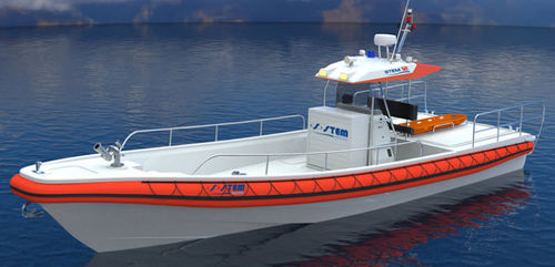 Barca professionale patrol boat - 12 - Stem Marine - barca di salvataggio / motobarcapompa / entrobordo a idrogetto