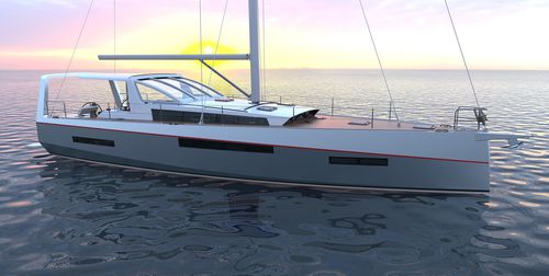 Sailing-yacht da crociera - 50 - Stem Marine - con 2 cabine / con poppa aperta / con bompresso