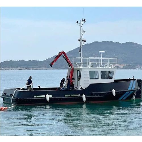 Barca professionale imbarcazione di servizio portuale - Stem Marine - rimorchiatore / entrobordo / in carbonio