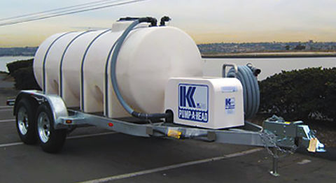Sistema di scarico mobile - TRAILER - Keco Pump & Equipment - per marina / con pompa peristaltica / pompa a membrana