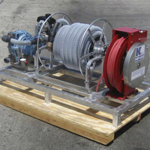 Sistema di scarico mobile - SKID - Keco Pump & Equipment - per barca / per marina / con pompa peristaltica