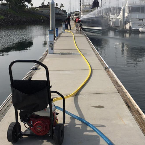 Sistema di scarico mobile - FireCaptain™ Series - Keco Pump & Equipment - per cantiere navale / per marina
